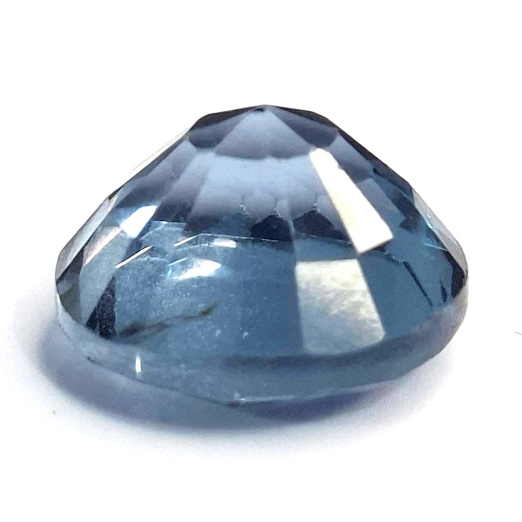 Natural Blue Aquamarine 6-8 Ct Round Cut Certified Fabulous Loose Gemstone
