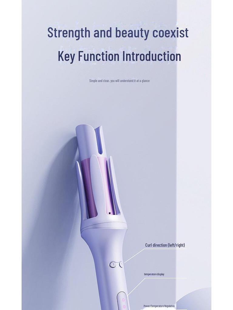 Automatic 32mm Curling Iron - Gentle On Hair, Negative Ion Technology, Ideal for Waves and Hair Care.