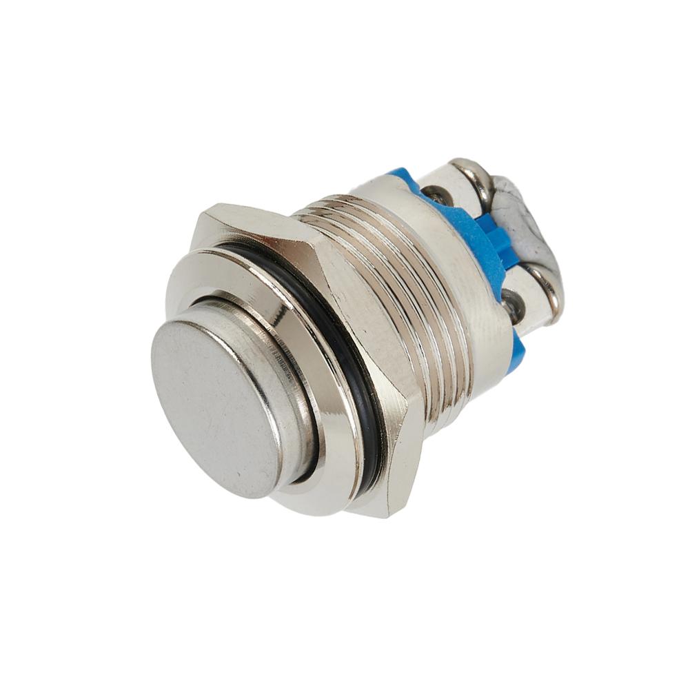 12 В кнопочный переключатель 16 мм металлический водонепроницаемый ударопрочный