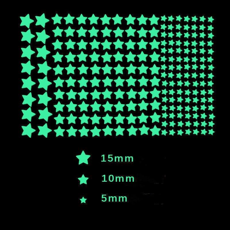 Luminous Dots Wall Stickers Fluorescent Home Children's Room Wall DIY Self-adhesive Decorative Glow In The Dark Stickers