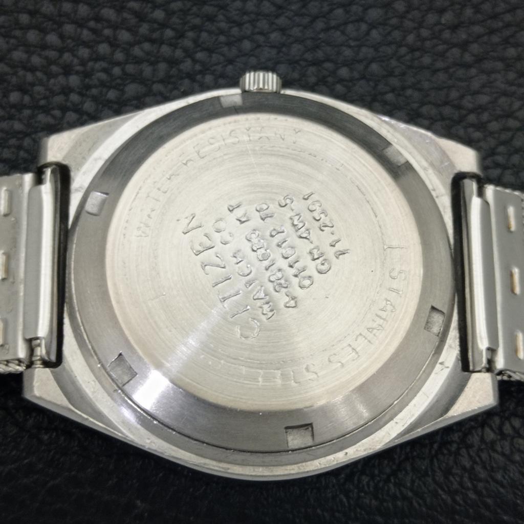 ВИНТАЖНЫЕ МУЖСКИЕ ЧАСЫ CITIZEN AUTOMATIC 8200 JAPAN ЗОЛОТИСТОГО ЦВЕТА a702746-1 R210-a702746