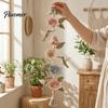 Набор для вязания крючком DIY Подвесное украшение Садовый каскад, Тема: Бабочка/Хэллоуин/Цветок/Пчела/Птица/Собака, Полный комплект материалов Ручная работа Настенный кулон для