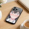 Чехол для телефона Asanagi Yori и Kino Himari Для iPhone 17 16 15 14 13 12 Max Plus Силиконовый Черный Чехол
