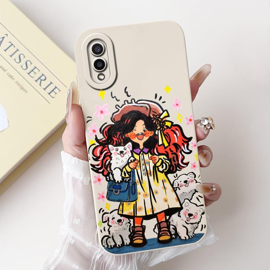 Чехол для телефона Samsung Galaxy A02 A02s Samsung A02 A02S SM-A025F A022G Элегантный Цветочный Принт Мягкий Силикон Ударопрочные Чехлы