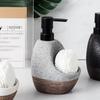Творческий бытовой флакон для косметики, дезинфицирующее средство для рук, керамическая бутылка для лосьона, высококачественный флакон двойного назначения для ванной комнаты, нажимного типа