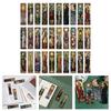 30Pieces Tarot Card Themed Bookmarks Reading Aids for Book Lover Writer Student Paper Book Markers Book Page Divider