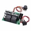 Модуль контроллера драйвера двигателя 40А 2000Вт С линейным потенциометром Регулировка скорости 10-50В Функция прямого и обратного хода