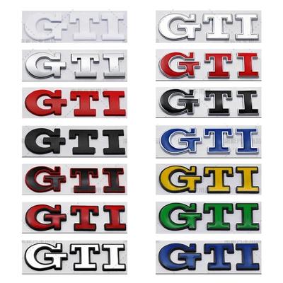 Jsqwt8 Металлический Автомобильный Логотип GTI Наклейки-Шильдики на Задний Багажник для VW Golf 4 5 6 7 8 Passat Jetta Polo Touareg GTD GLI Touran