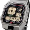 Casio Винтажная серия A130WEGG-1A Унисекс Аналогово-цифровые часы Темно-серый металлик Зарубежная модель