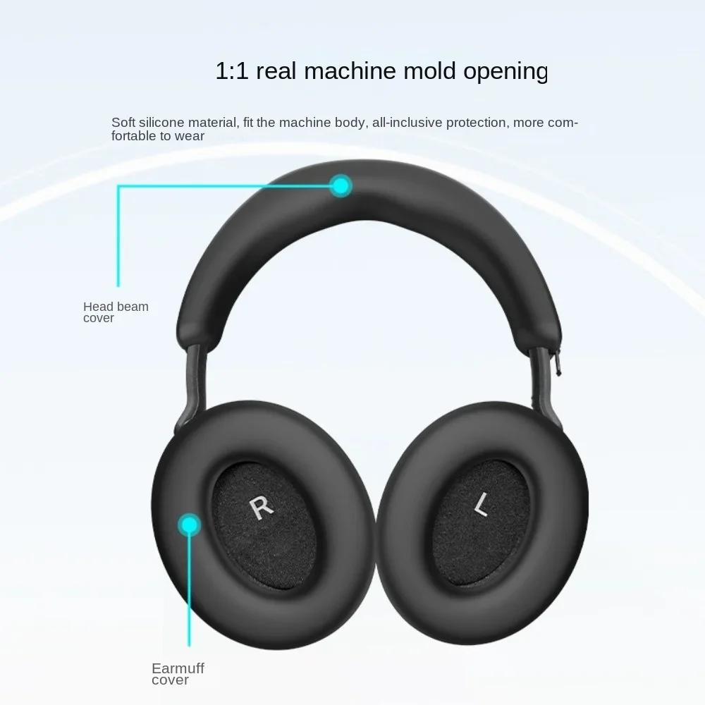 Пылезащитная водонепроницаемая силиконовая дужка для наушников Sennheiser MOMENTUM 4, мягкая подушечка оголовья, устойчивая к грязи