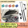 Модификация газовых упоров капота для Ford Ranger Wildtrak Raptor P703 2024 года, цилиндры капота, опорные стойки, амортизаторы, штоки поршней, подъемники