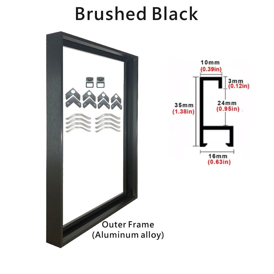 HOMZY 8 цветов 40x50 30x40 см Холст для картины Металлические алюминиевые внешние рамы для живописи маслом Произведение искусства Настенное искусство Фото Постер Домашнее украшение