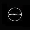 XHXII1 2025 Hot For Mercedes Benz 2PCS/Set Car Door Light Laser Logo Decor Project Ghost Lamp Mercedes Benz A B C M ML GLA GLS E Class QQ53