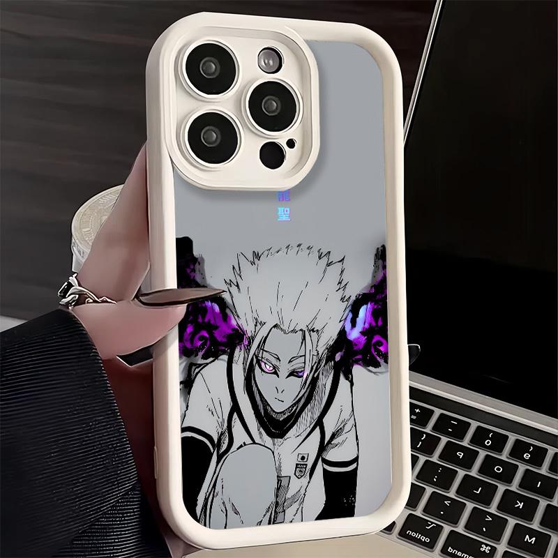 Чехол для телефона iPhone 17 Air 16E 15 16 Pro Max Синий L-Lock Shidou Ryusei Чехол 14 Plus 13 12 Mini Мягкий Силиконовый Fundas