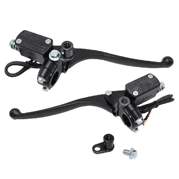 Universal 14mm Black 7/8" 22mm Motorcycle Front Brake Clutch Master Cylinder Motorbike Hydraulic Pump Motorbike Brake Lever