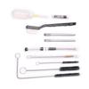 23Pcs Paint Spray Guns Cleaning Maintenance Brush Kit Cleaner Mini Brushes and Needles for Airbrush Nozzles Repair Tool