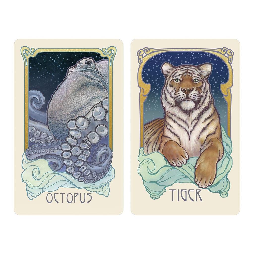 Kancharo 32-Card Oracle Card Set, Tarot Card Reading [Dreamscape Oracle], Includes Japanese Oracle Card Basic Instructions & Pouch (Authentic)