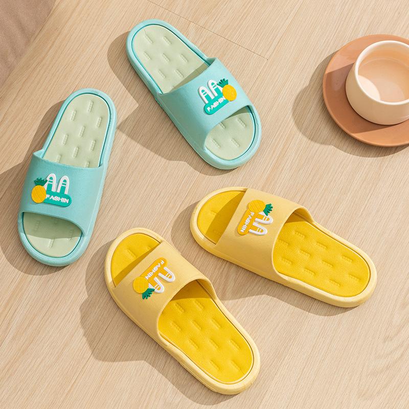 Крутые тапочки женские летние домашние для ванной комнаты, нескользящие и не вызывающие запаха ног, парные домашние комнатные мужские