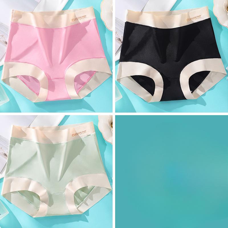 Женские бесшовные боксеры Ice Silk Plus Size