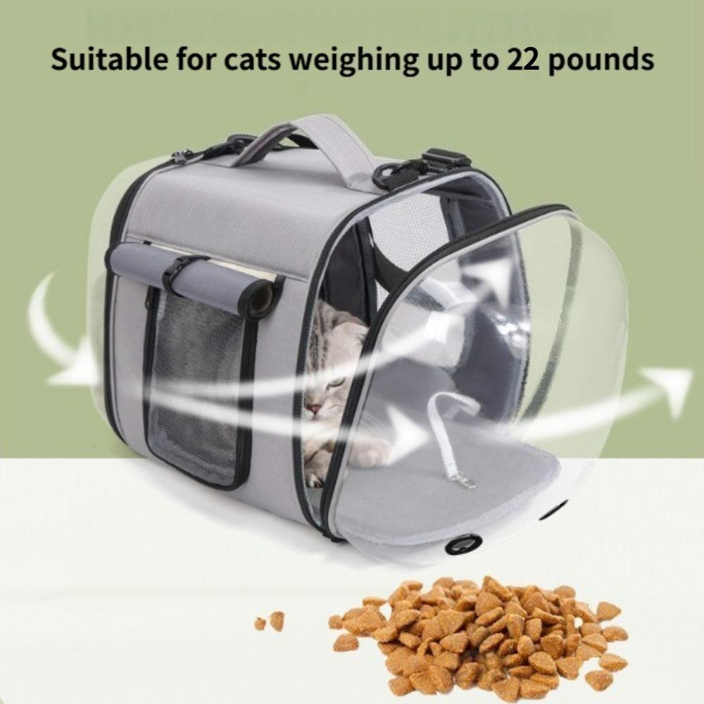 Breathable Transparent Space Capsule Cat Bag Single Shoulder Or Handheld Large Space Pet Carrier