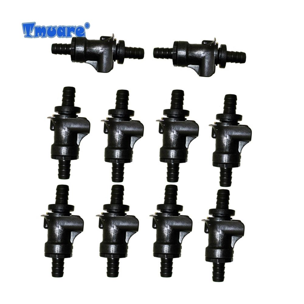 Tmuare 5/16" Fuel Line Quick Release Disconnect Coupling Single Shut Off For Motorcycle ATV Single Shut Off Fuel System Fittings7