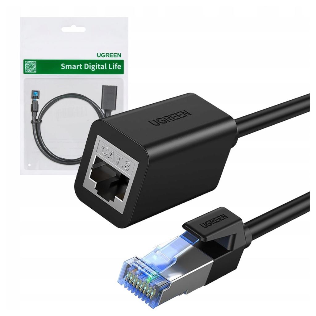 Ugreen Network Cable Nw112 Ethernet Extension Cable Rj45, Cat. 6, Ftp, With Metal Plug 5M (Black)
