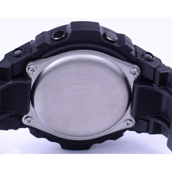 Casio G-SHOCK AWG-M100SBB-1AJF [ALL BLACK] Круглые часы из черной нержавеющей стали с цифровым и аналоговым циферблатом