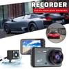 4-Inch HD Dual-Lens Touchscreen WiFi Car Dashcam