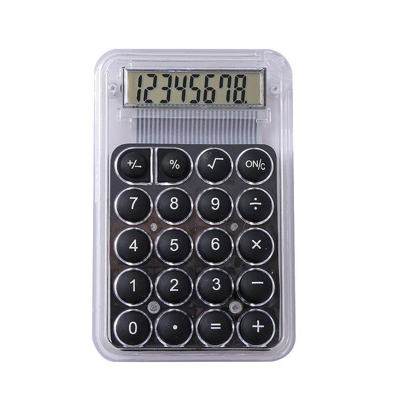 Mini Calculator, Cute, Special Computer for Back-to-school Students, High-looking, Small, Portable and Transparent