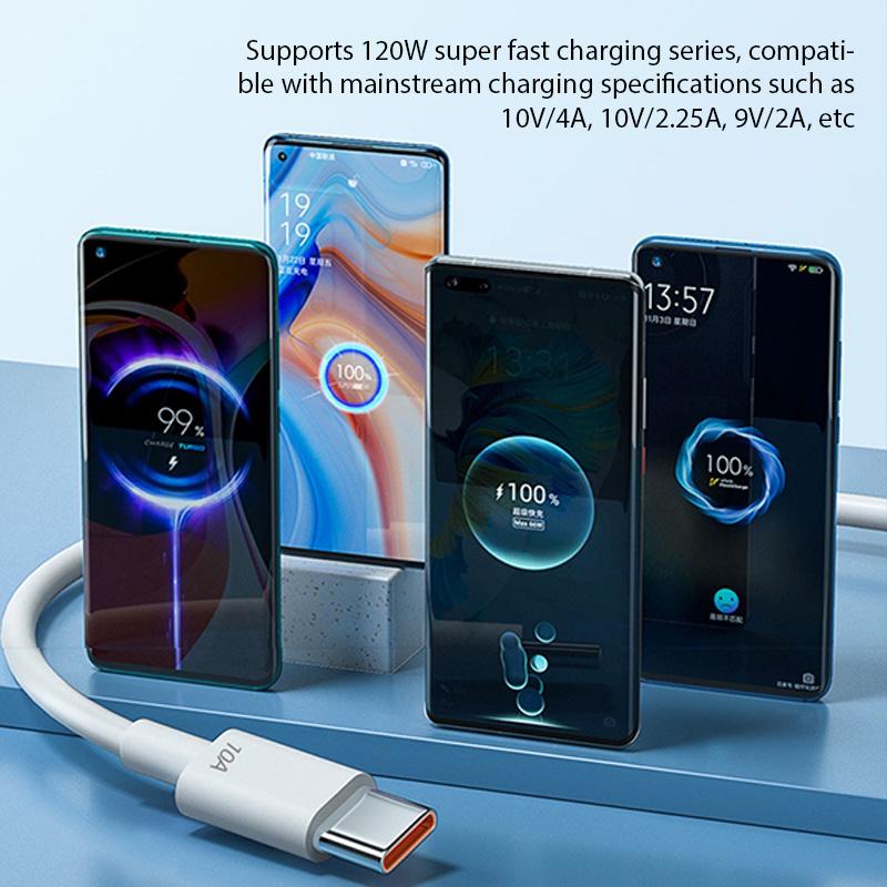 120 Вт 10 А быстрая зарядка USB Type C кабель для быстрой зарядки для Samsung S23 Realme Xiaomi 13 Huawei телефон кабель для быстрой зарядки кабели передачи данных