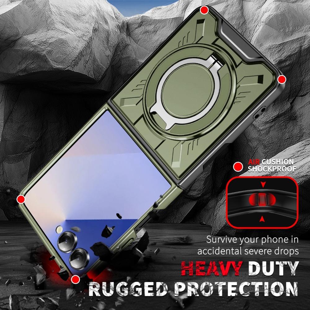 360° Magnetic Bracket for Magsafe Wireless Charging Phone Case for Samsung Z Flip 8 7 FE 6 Bracket Anti Fall Protective Cover