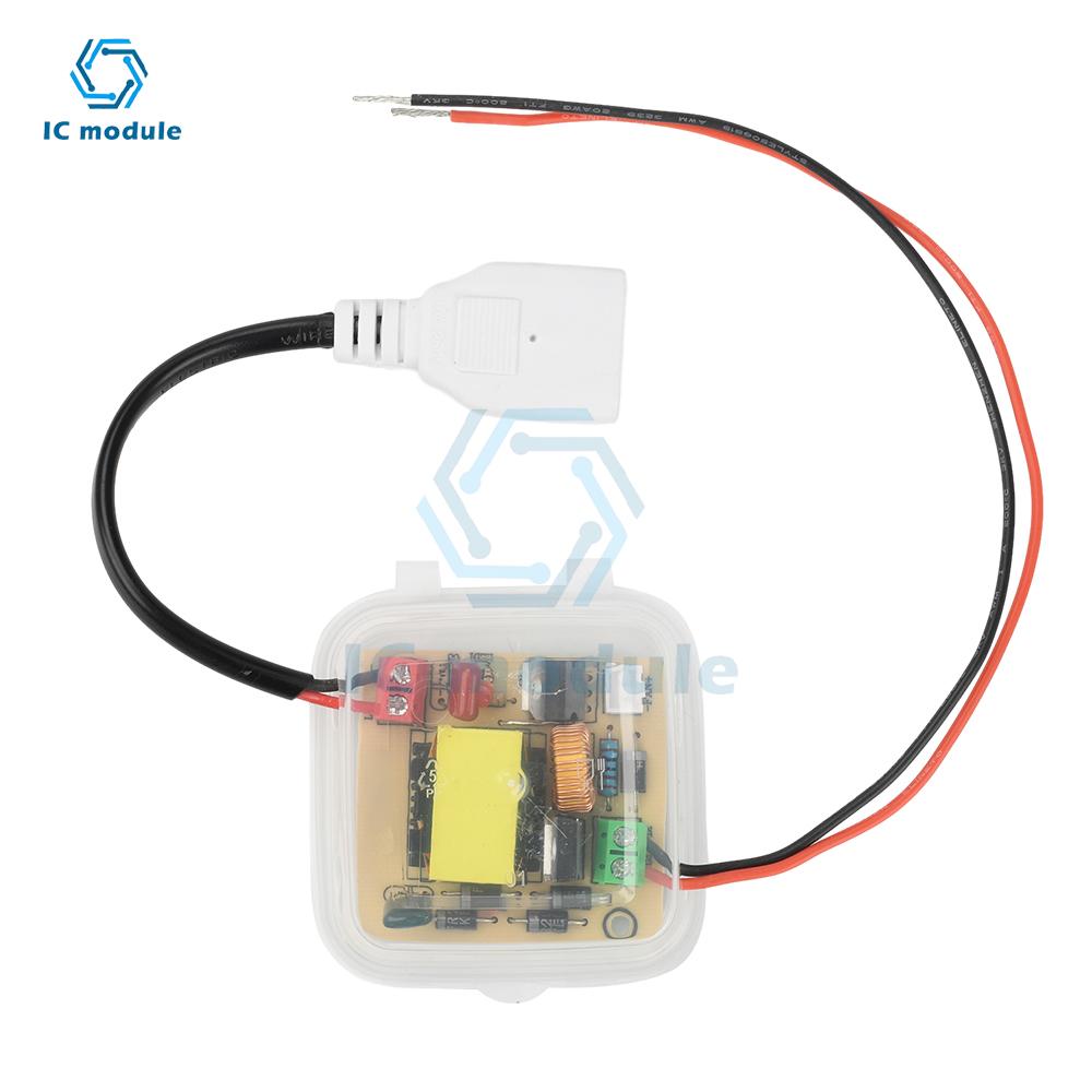 Модуль повышающего инвертора DC 12-16.8V до 220V, Высокомощный повышающий модуль 100 Вт, Универсальный инвертор для солнечных панелей для улицы