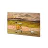 Racing The Clouds Home Wood Mini Plaque