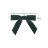 6pcs Red Green Brown Christmas Bows Velvet Twist Tie Ribbon Bows  for Wreaths Garland