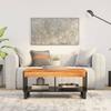 Coffee Table, 90x50x40 Cm, Solid Acacia Wood