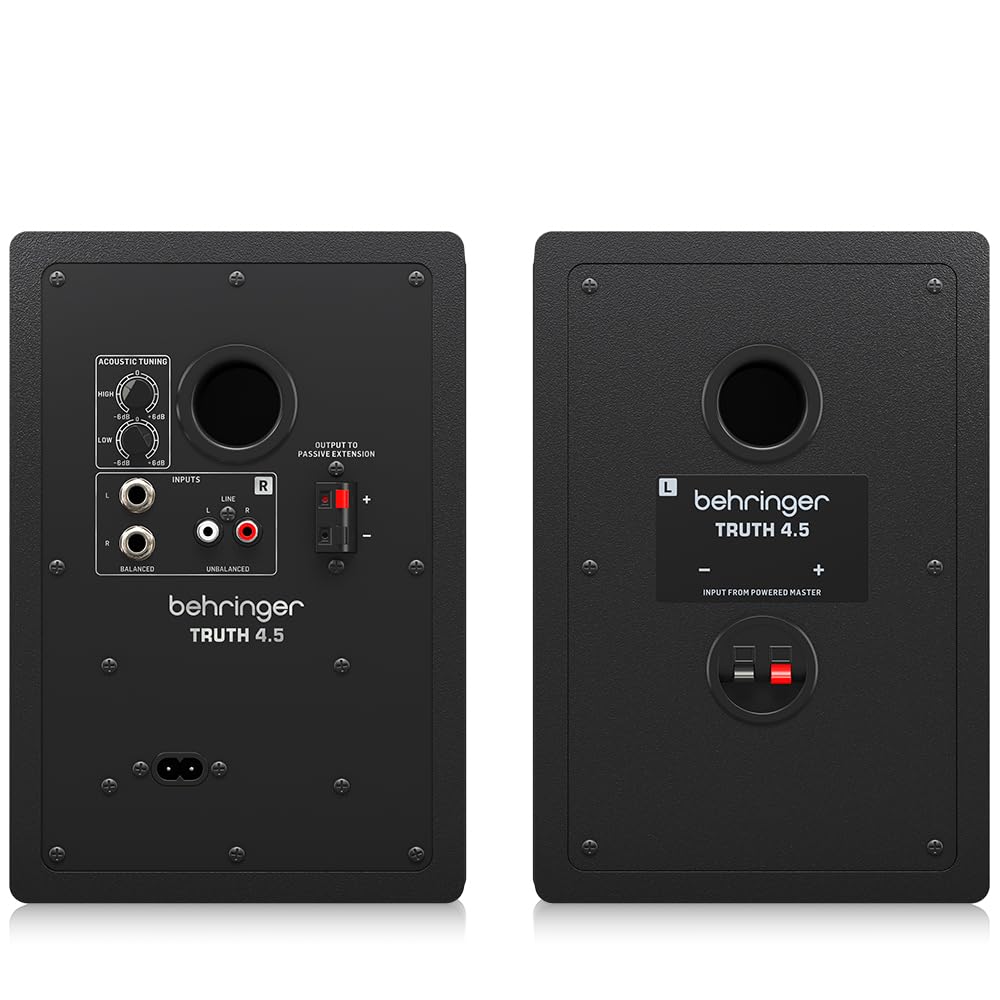 Пара мониторных динамиков Behringer серии TRUTH, дюймовый вуфер, модель TRUTH 4.5 4.5