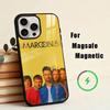Чехол для телефона M-Maroon 5 для iPhone17,16,15,14,13,12,11 Plus,Pro Магнитный с беспроводной зарядкой Magsafe