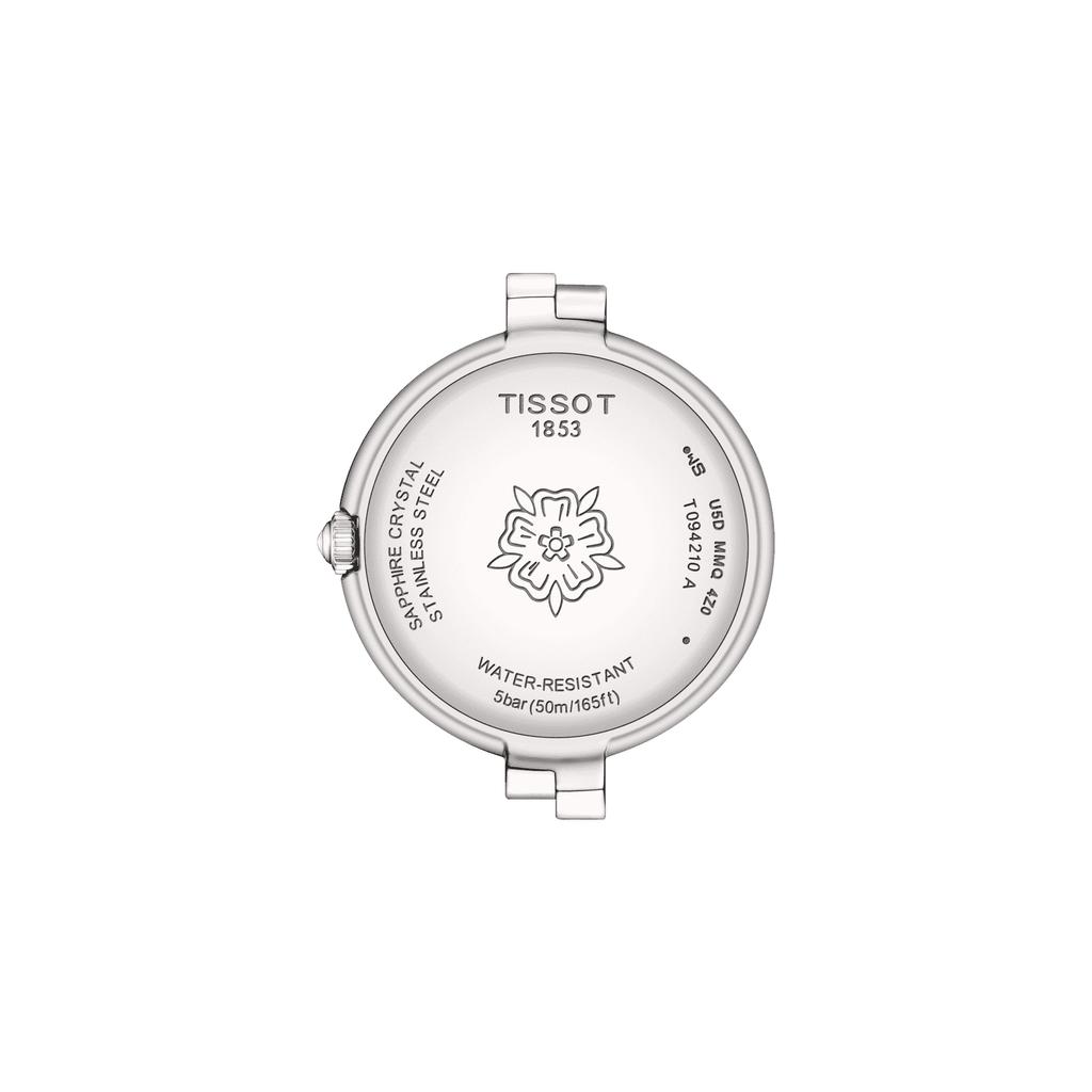 Tissot Мужские модные часы из нержавеющей стали с циферблатом из белого перламутра T094.210.11.116.02