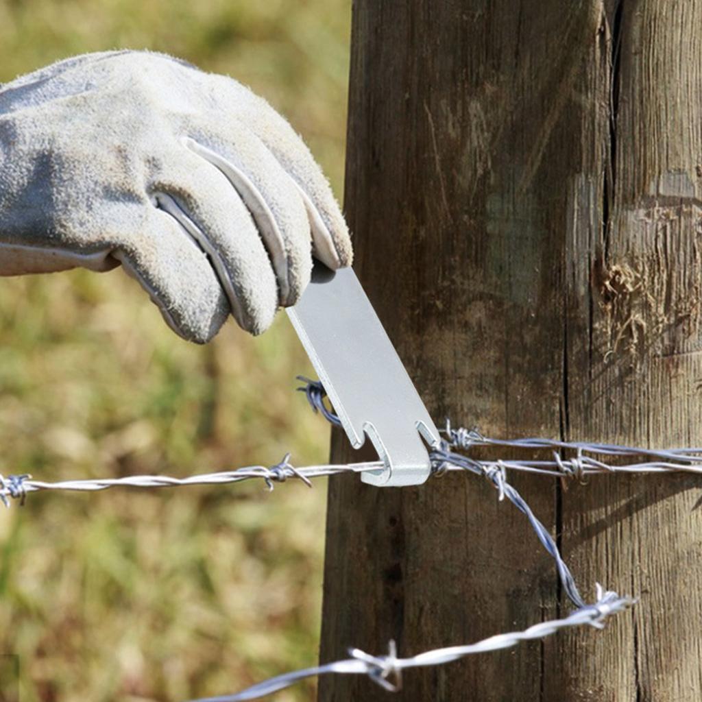 2Pcs Fence Wire Twist Tool Versatile Fencing Tool Quick & Convenient Fix for TPost Clip Fence Wire Twist Tool Durable