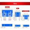 300pcsCarFuse Assortment Kit Mini Standard Micro Fuses 160x Mini 90x Standard 50x Micro with Extractor Tool Aluminum Mixed Color Fuse Holders1
