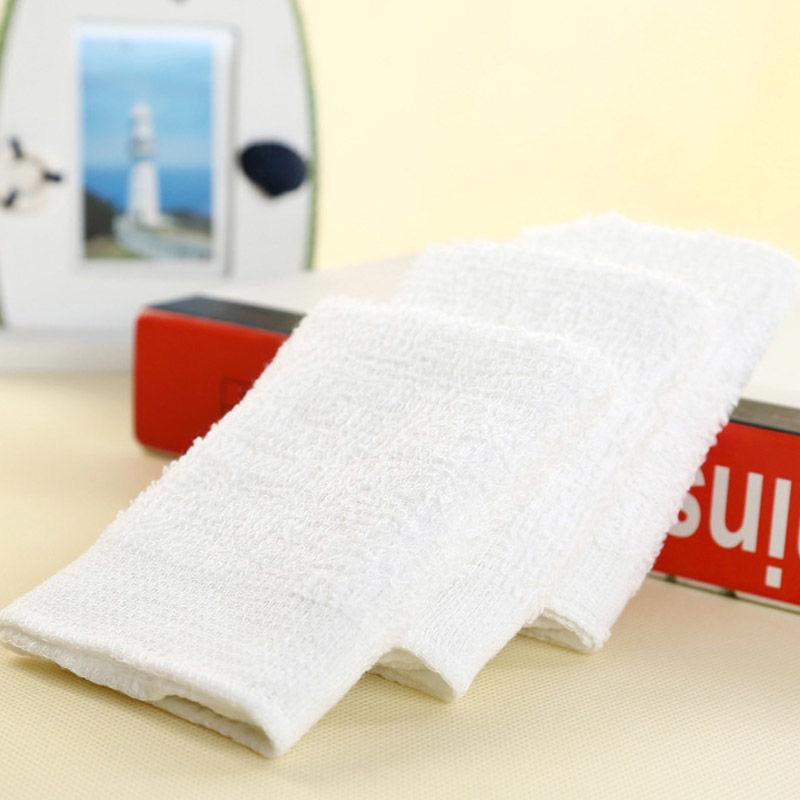 Thick White Cotton Hand Towel for Kitchen, Restaurant & Kindergarten