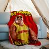 Personalized Custom Name Blanket - Hulk Hogan Print Design,Blanket for Sofa,Bed,Travel,Camping - Soft and Warm, Great Gift