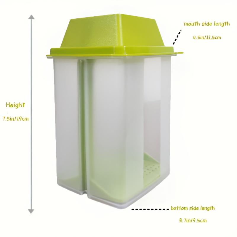 Банки для солений Многоразовый контейнер для солений с ситом для хранения приправ без беспорядка - Легко открывать Инструменты для хранения солений