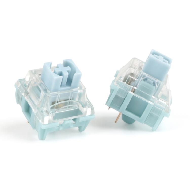 TTC Silent Bluish White Переключатели Двойное Золотое Покрытие для Механической Игровой Клавиатуры