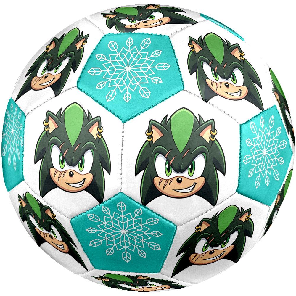 1pc Sonic the Hedgehog Soccer Ball Size 5 Indoor Soccer Ball Fashion Colorful Backyard Game - Great For Sports Fans Gift HE48