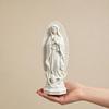 Virgin Mary Statue, Religious Resin Sculpture, Blessed Holy Mother Figurine for Catholic Home Desk Decor