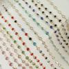 Shiny Necklace Chain Crystal Beads Beaded Making 1Meter Crystal Beads Chains