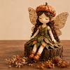 Cute Fairy Dolls Comprehensive Patchwork Kit Ring Fabric Green 30 Cm 1 Pc