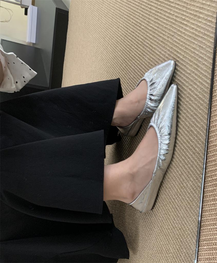 Французские туфли-лодочки с леопардовым принтом, женские туфли с мелким вырезом, новинка весны и лета 2025 года, вечерние туфли, кожаные туфли с ремешком на щиколотке, высокие каблуки