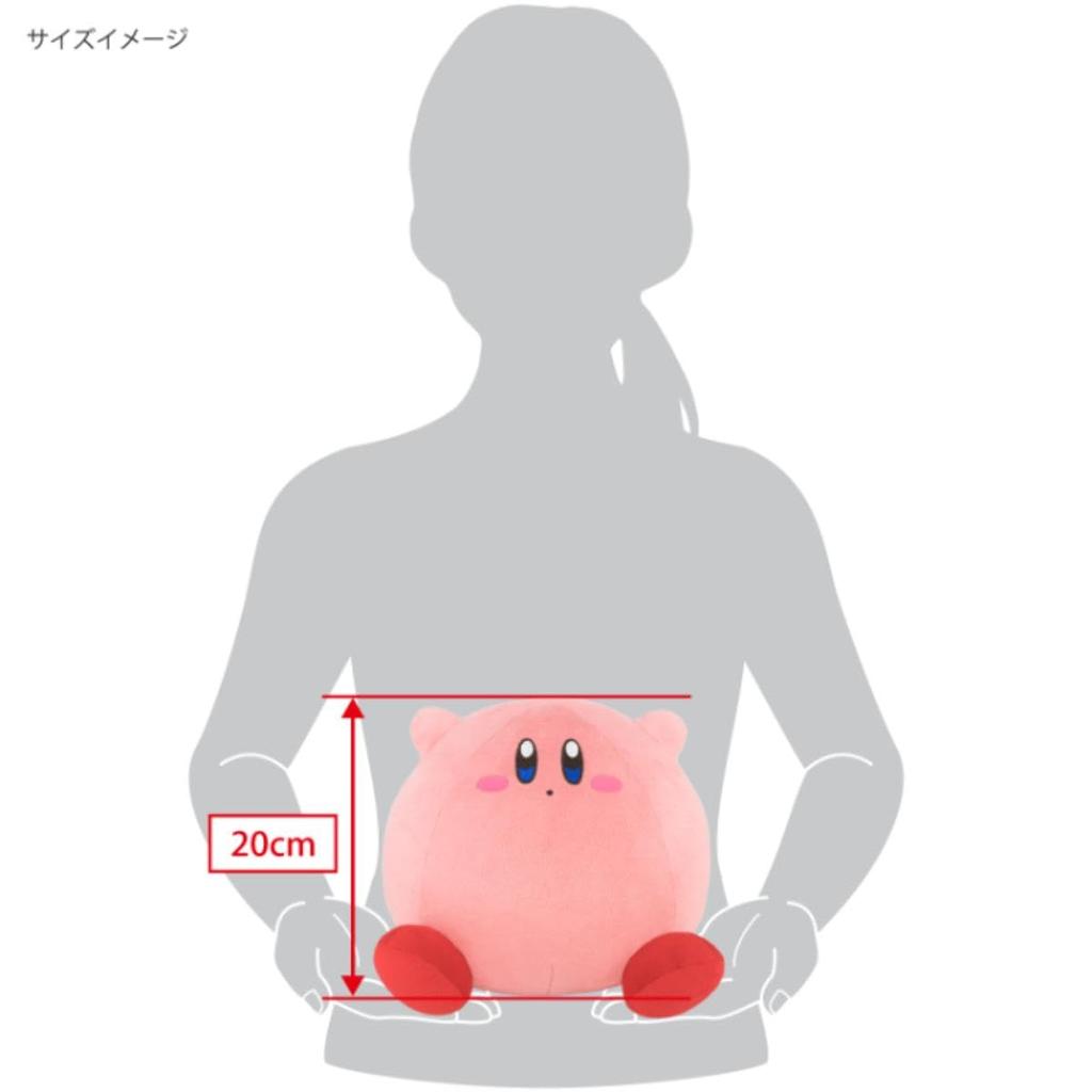 Sanei Boeki Kirby of the Stars ALL STAR COLLECTION Kirby Полный жизни (M) Плюшевая игрушка W25 x D25 x H20см KP74